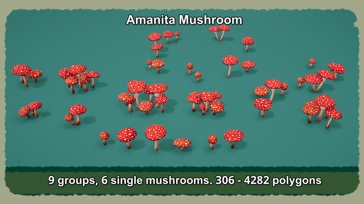 PIDI COSY: Stylized Mushrooms Vol 1