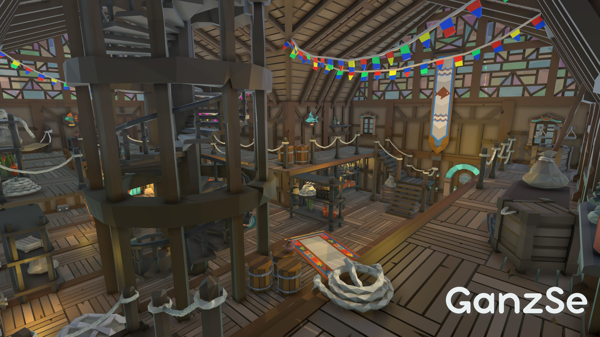 GanzSe Fishing Harbor - Stylized Low Poly Environment