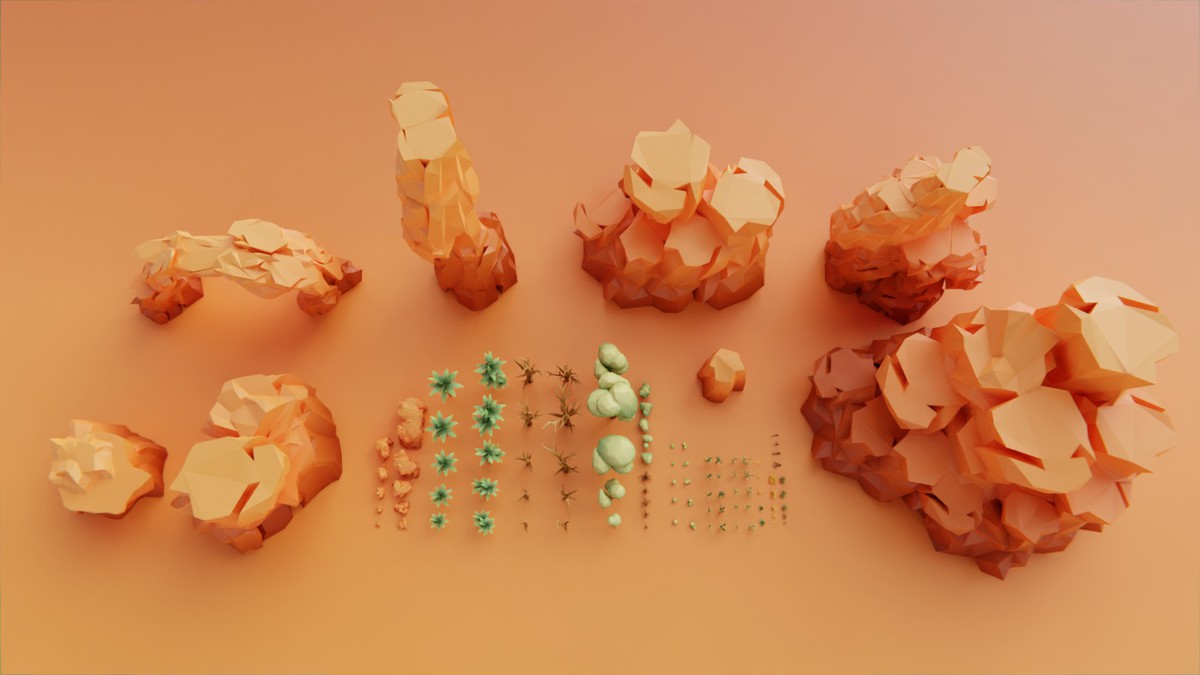 Low Poly Desert by IGS