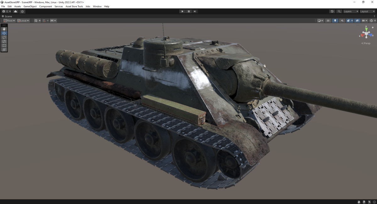 Rigged Howitzer SU-100