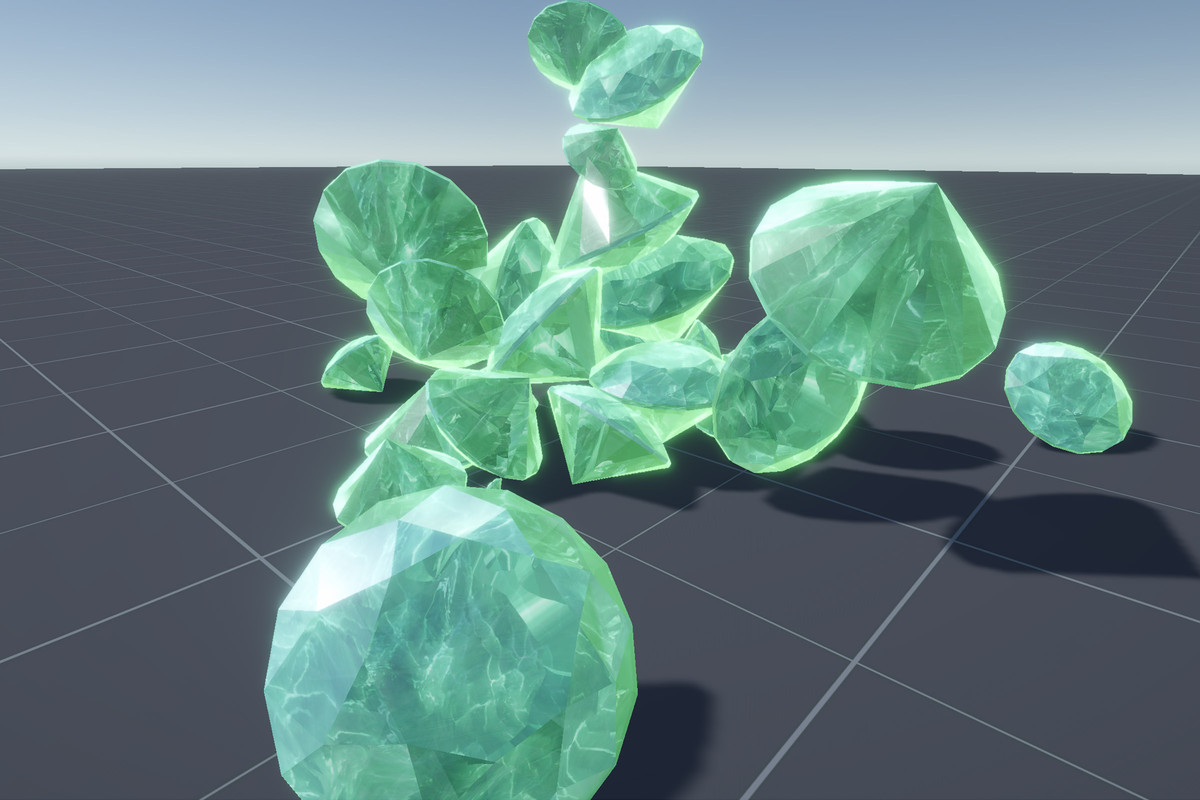 Realistic diamond shader: Amethyst, Almaz, Sapphire, Topaz
