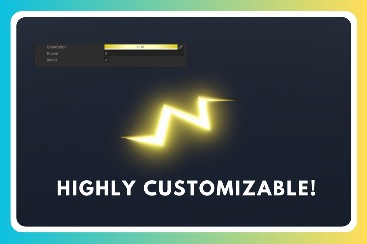 Glowing Cracks Shader
