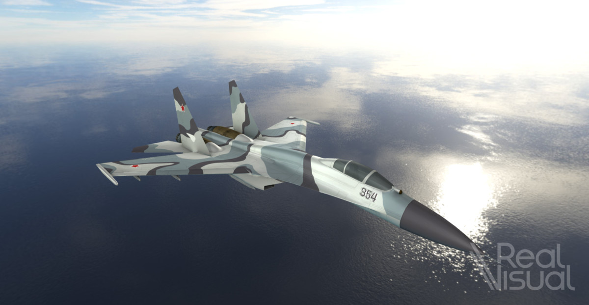 SU 27 Jet Plane