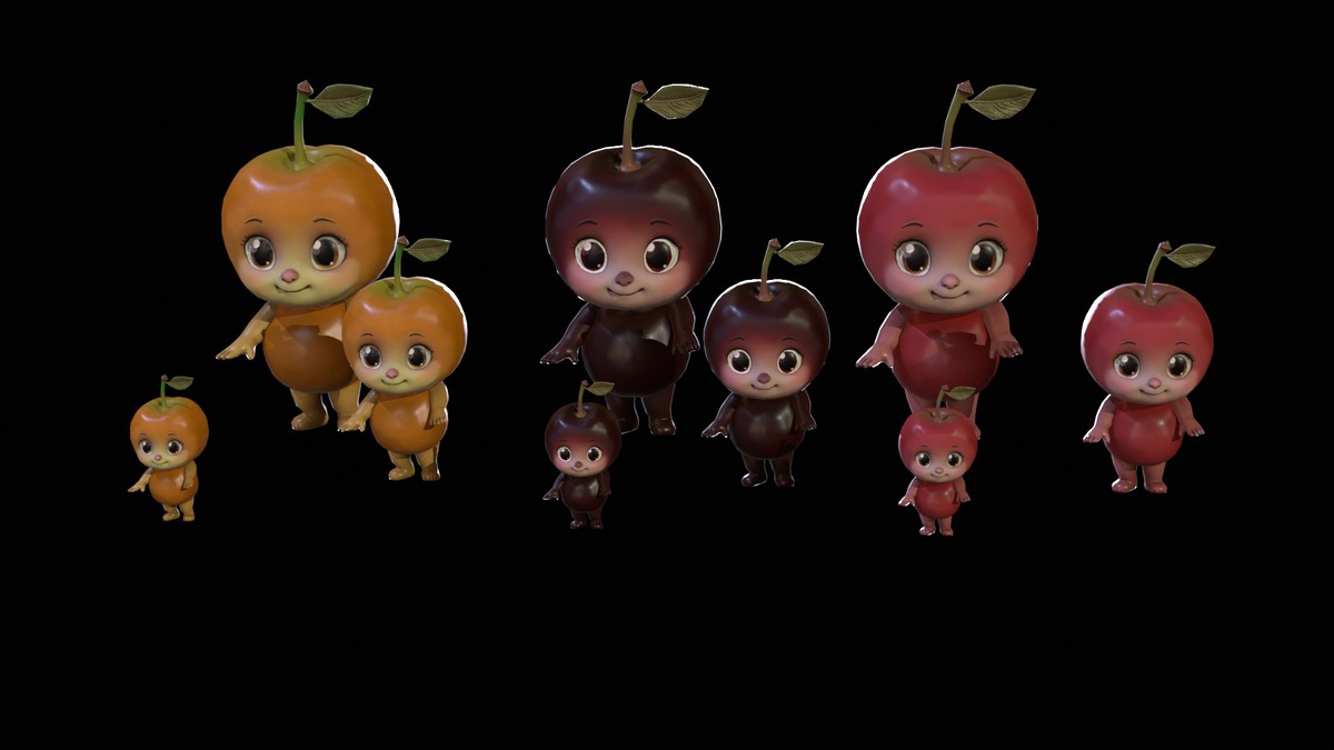 Chibi Fruit Cherry
