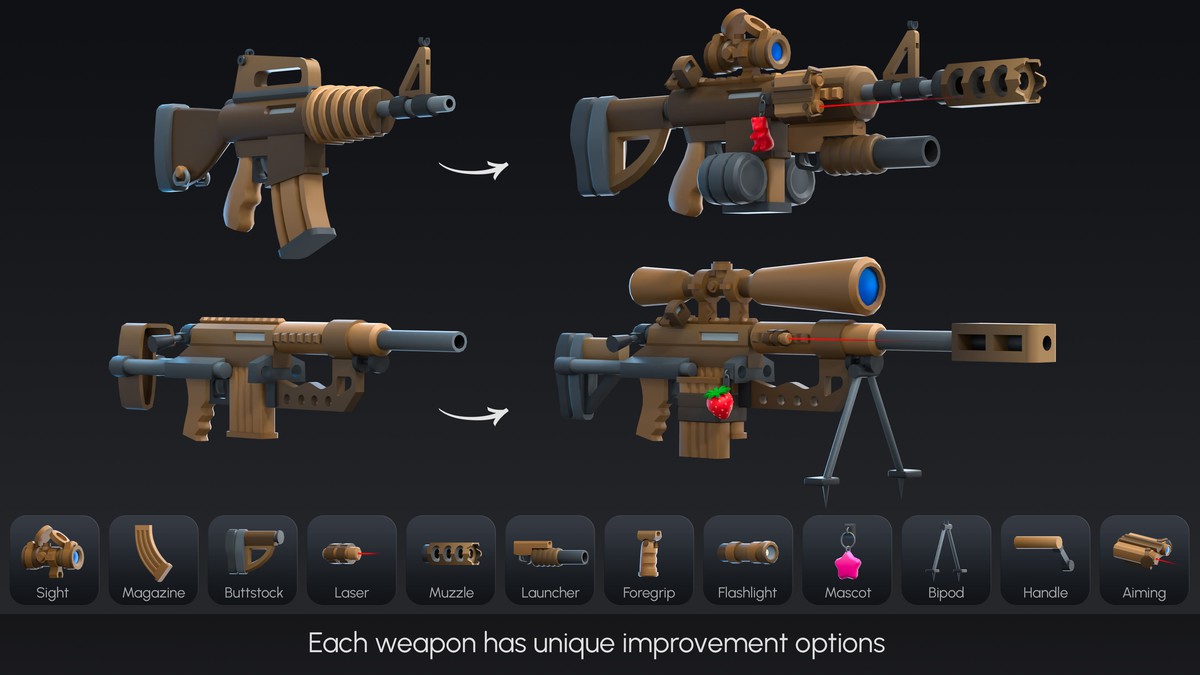 Cartoon Weapons - Low Poly 3D Models Pack