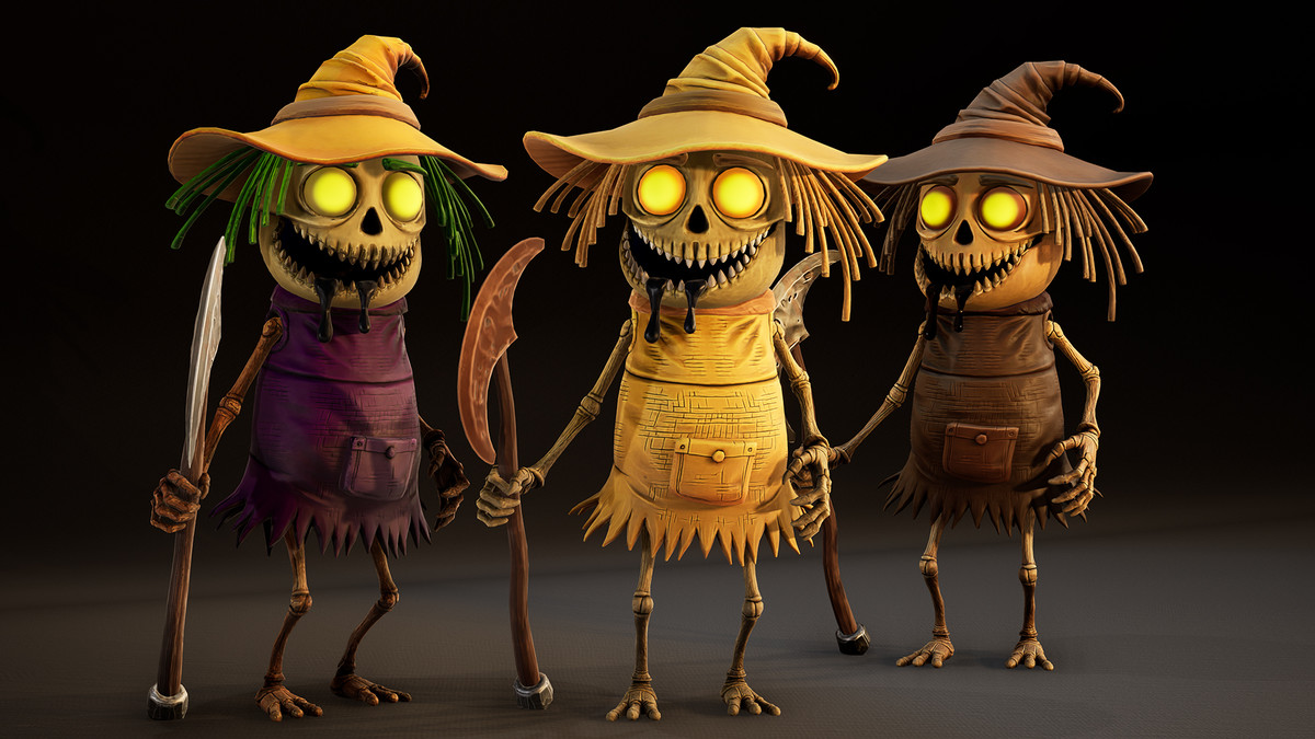 Stylized Scarecrow Character Pack