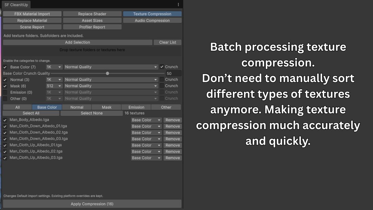 CLEAN IT UP - Workflow & Optimization Tools