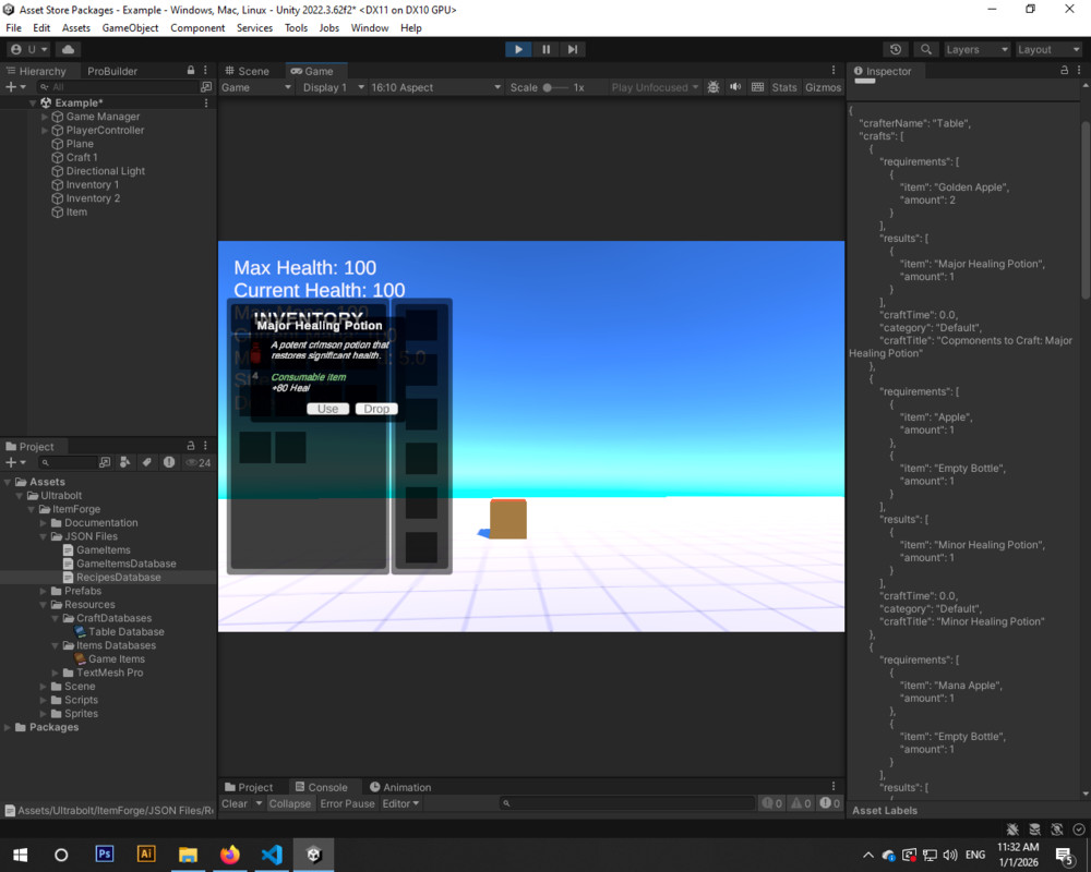 ItemForge - Advanced Inventory System