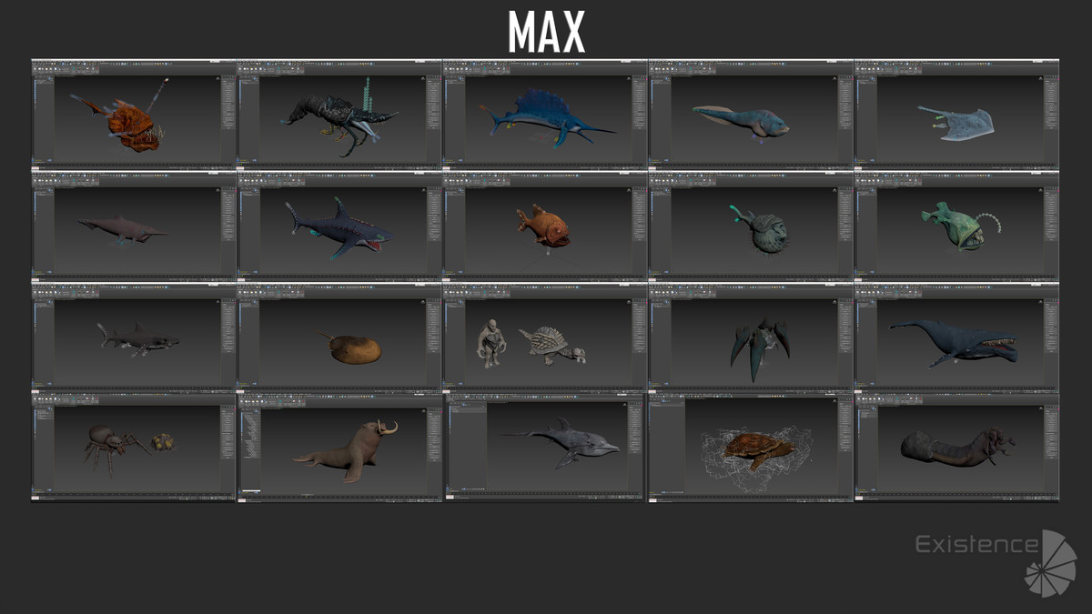 Underwater Creatures Bundle – 20 Fish & Sea Animals + 3 Bonus Models