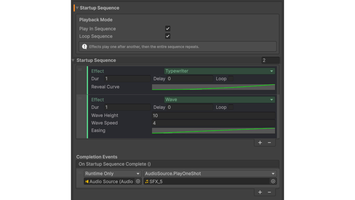 Easy UI Toolkit Animations