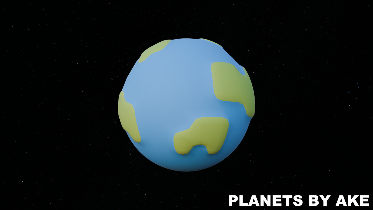 Planets - Stylized Low Poly Asset Pack by Ake