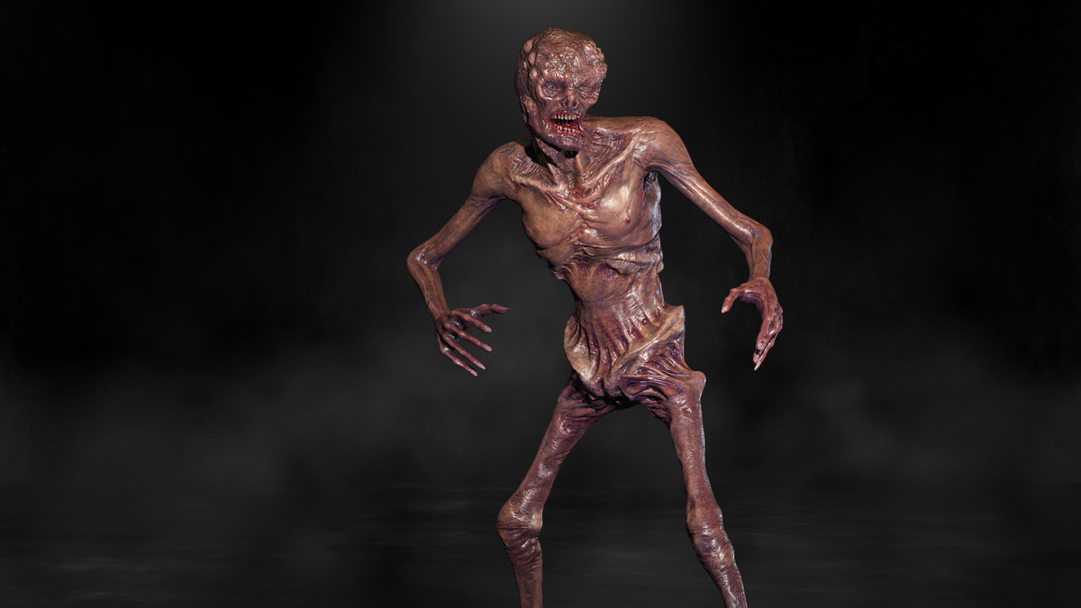 Skinny Zombie, Undead, Ghoul