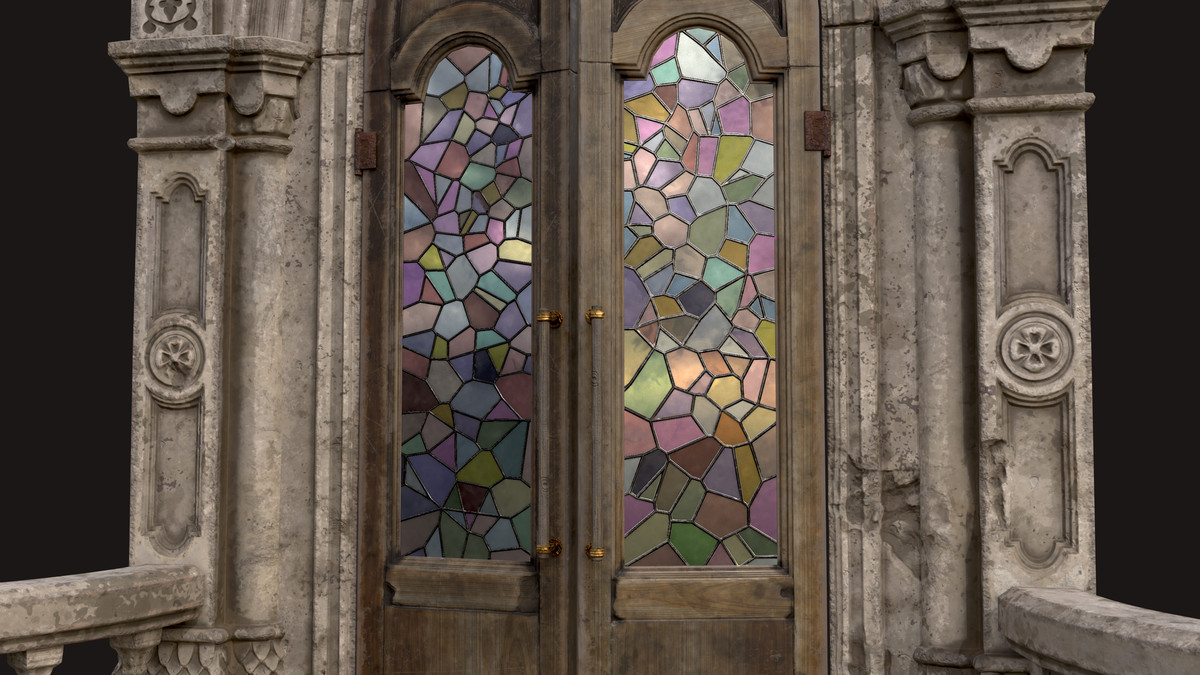 Old Abandoned Door Portal