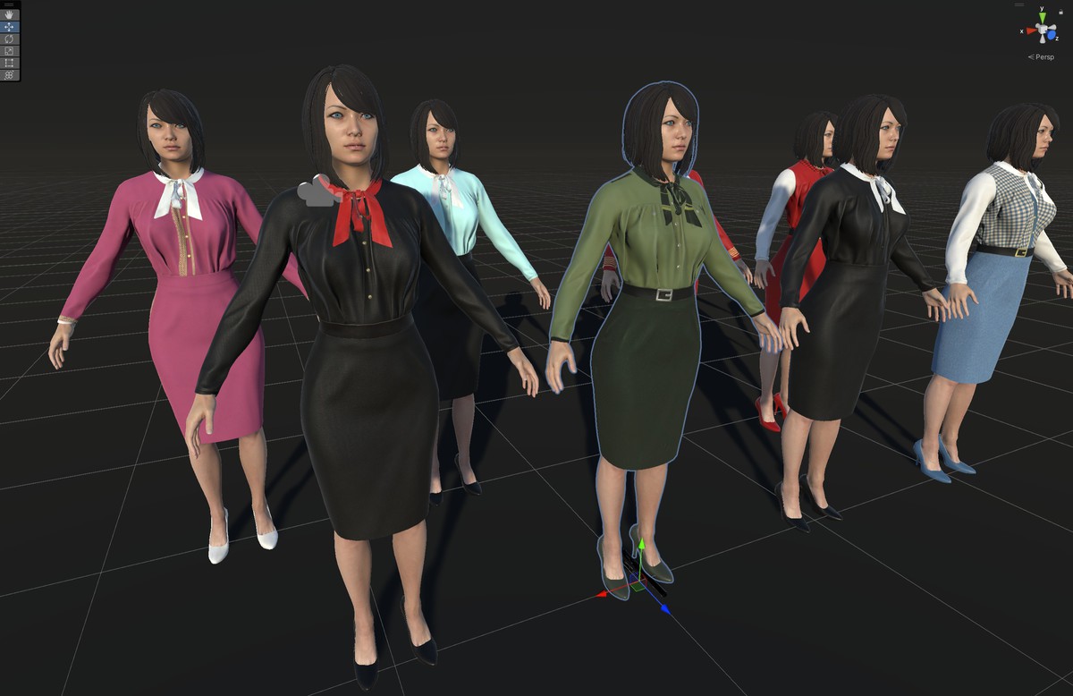 Asian Office girl