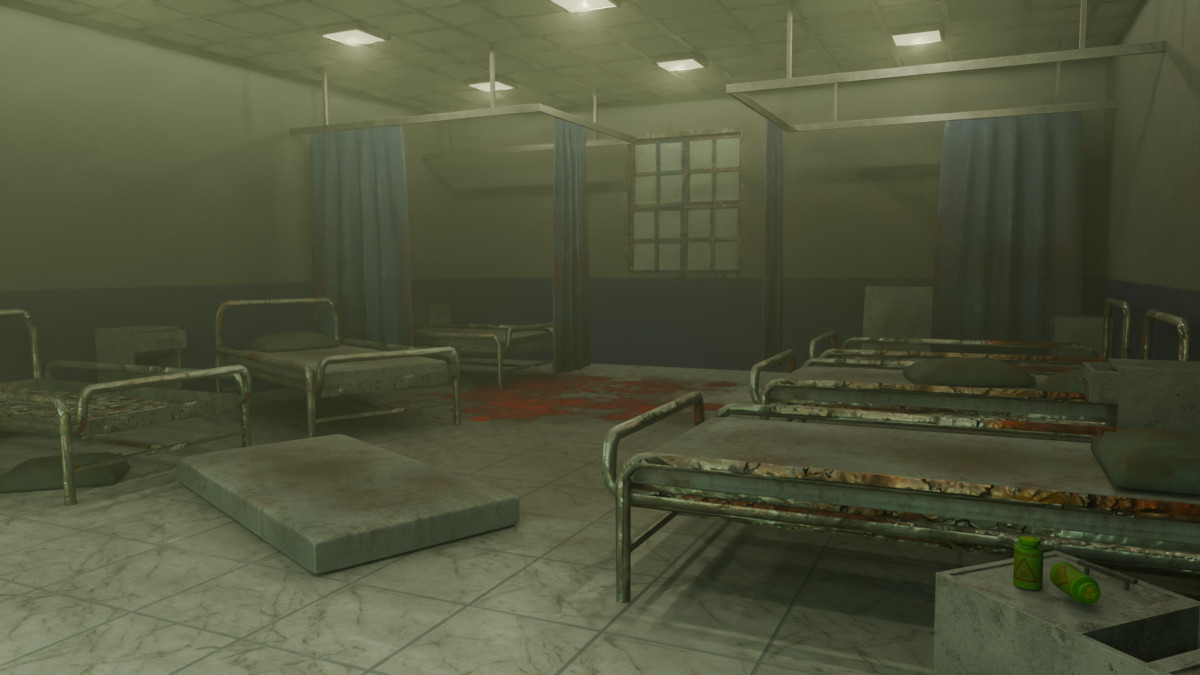 Hospital Clean/Horror Props Pack – Modular Environment | URP/HDRP