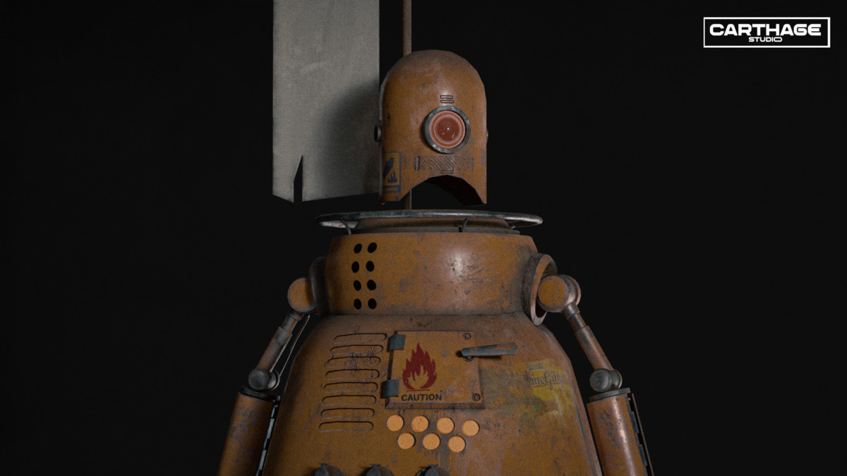 Flag Vendor Robot NPC