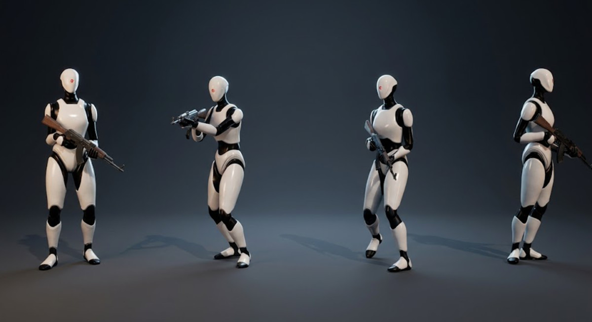 Female Rifle Movement Animation
