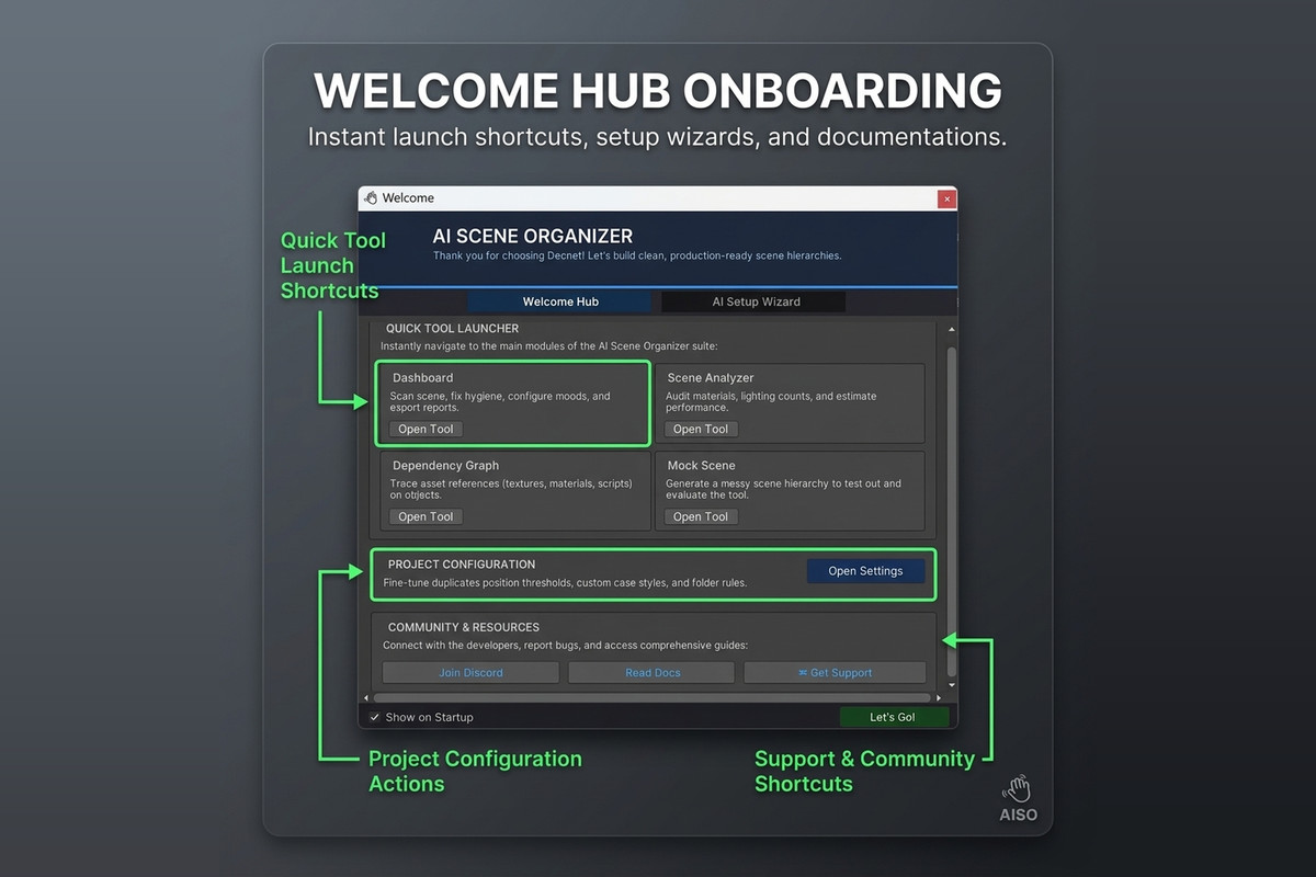 AI Scene Organizer - Intelligent Hierarchy Cleanup & Workflow Automation