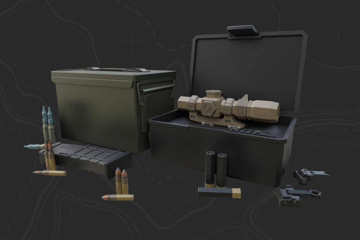 Low Poly Weapon Bundle Pack V
