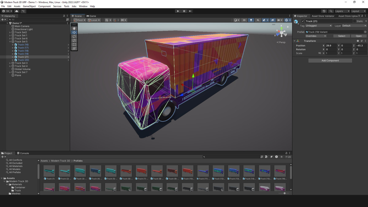 Modern Truck (Lowpoly)