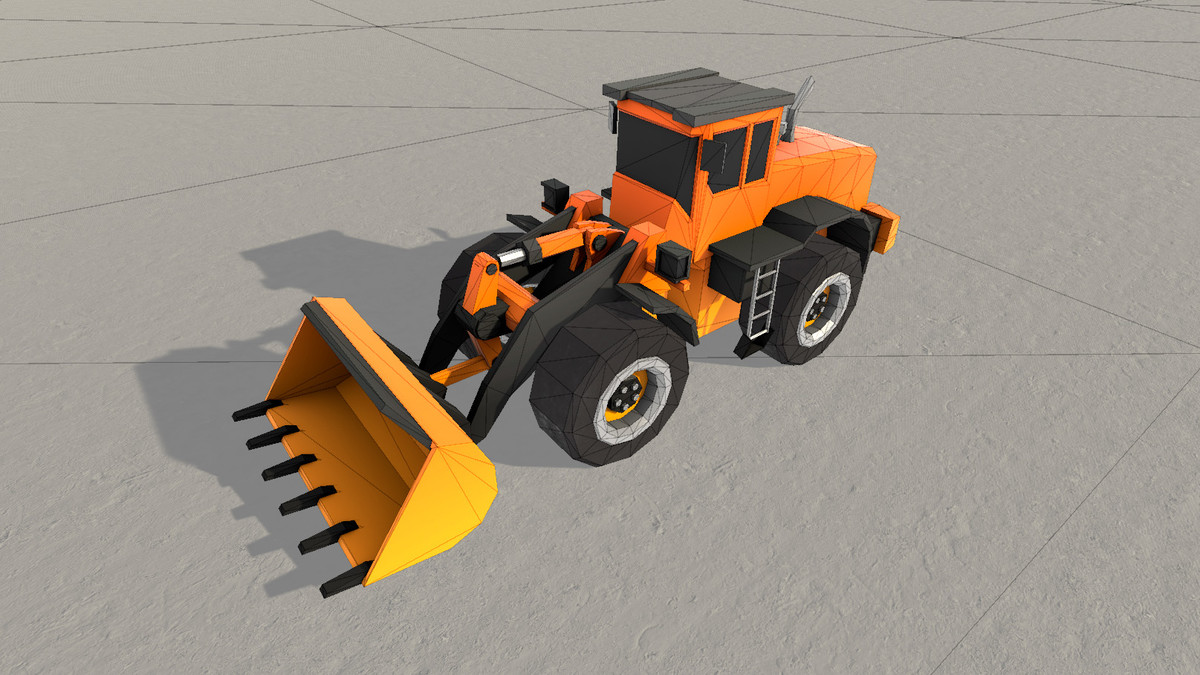 Low Poly Construction Vehicles