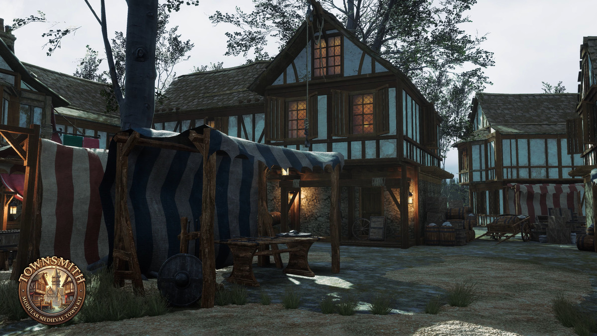 Townsmith: Modular Medieval Town (Medieval Town, Modular Fantasy Town, Town)