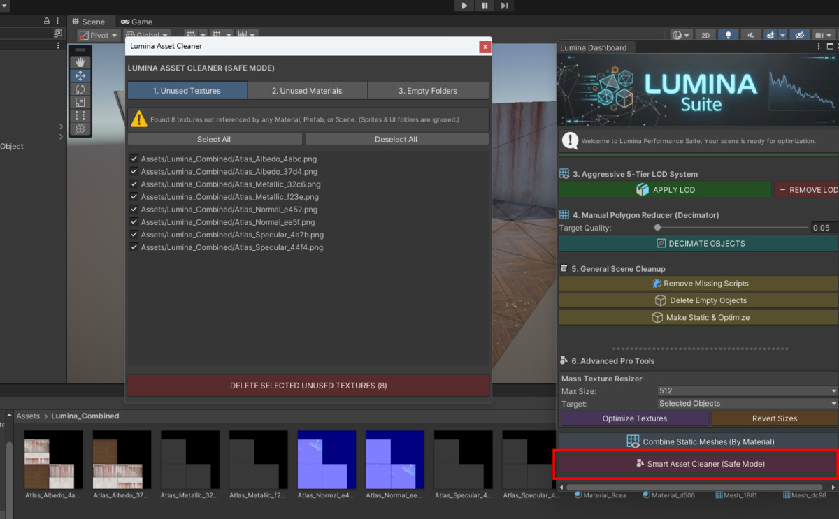 Lumina Performance Suite: Ultimate Project & Scene Optimizer