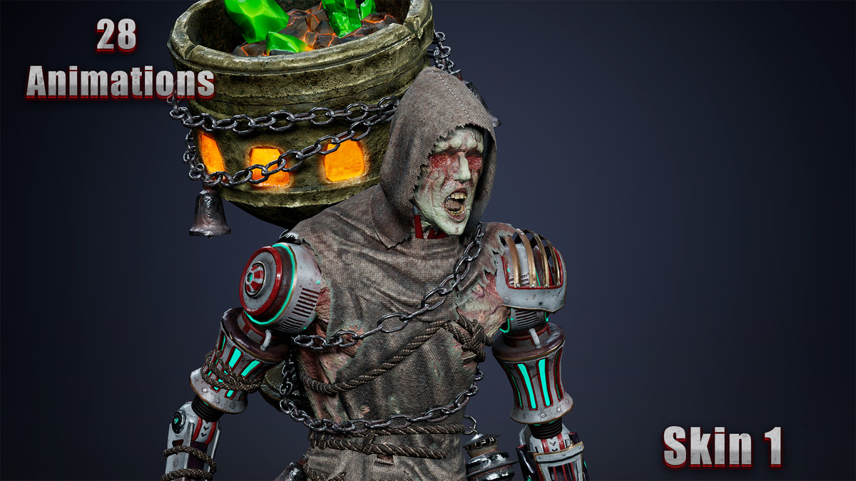 Fantasy Cyborg Miner 1