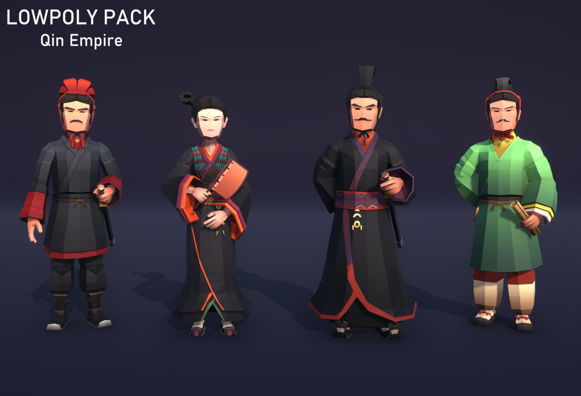 LowpolyPack_Qin Empire