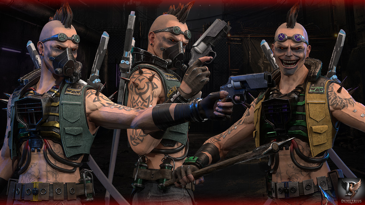 Sci-Fi Punk Warrior