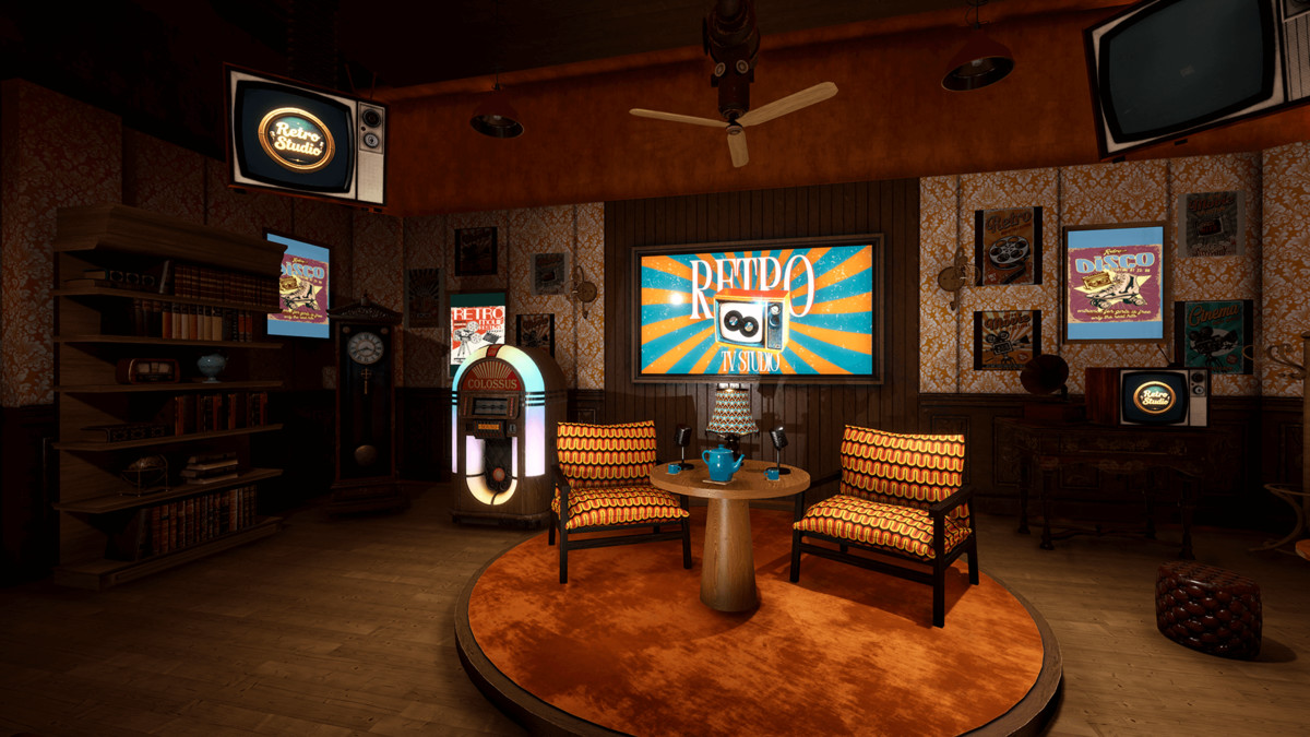 Retro TV Studio 2. (URP)