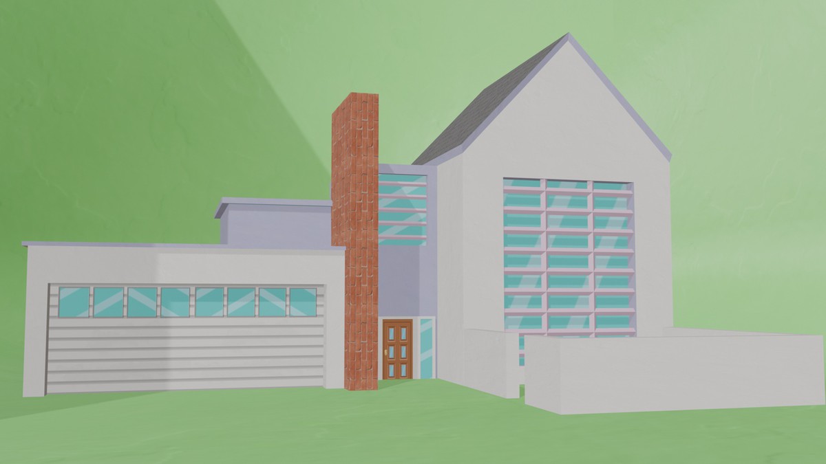 10 Low Poly House Pack Vol 1
