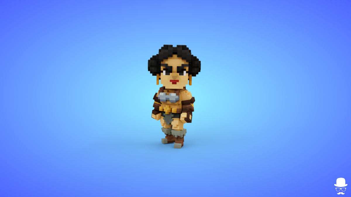 Voxel Dwarf Characters Pack