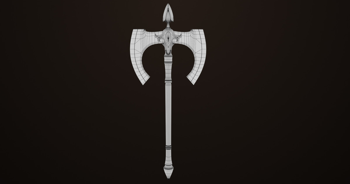 Battle Axe 12 URP HDRP Textures