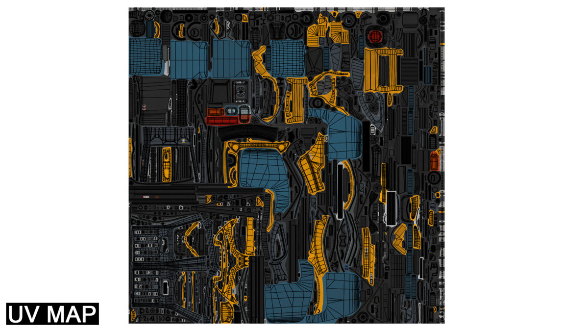 Forklift Trucks and Pallet Yellow Collection URP HDRP Textures