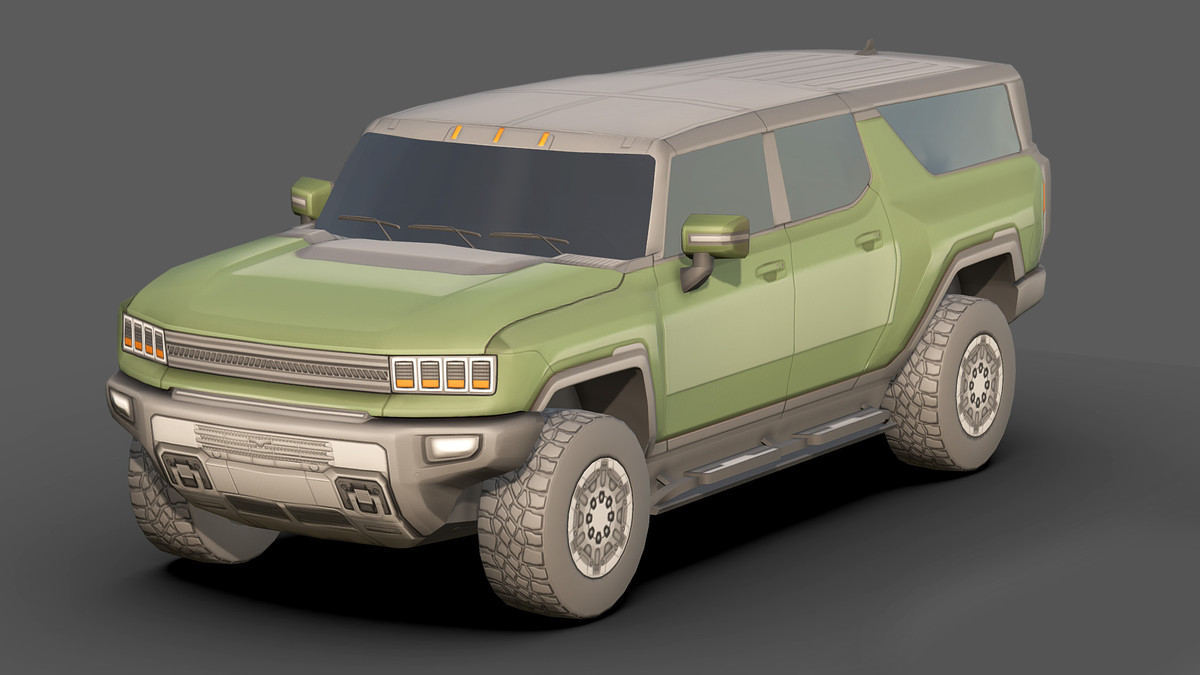 City Low Poly Car 7