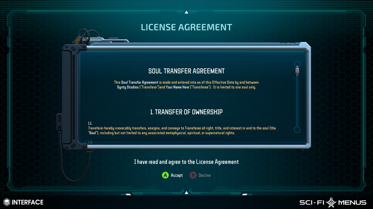 Sci-Fi Menus - Synty INTERFACE - GUI