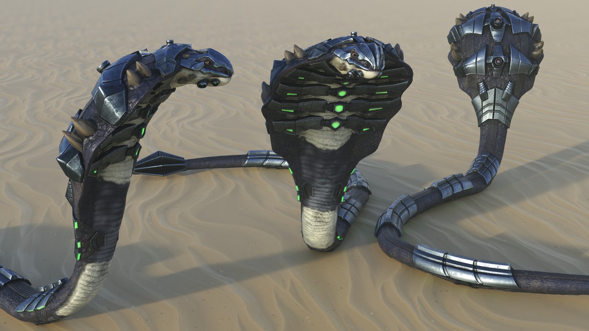 Sci-Fi Armored Cobra
