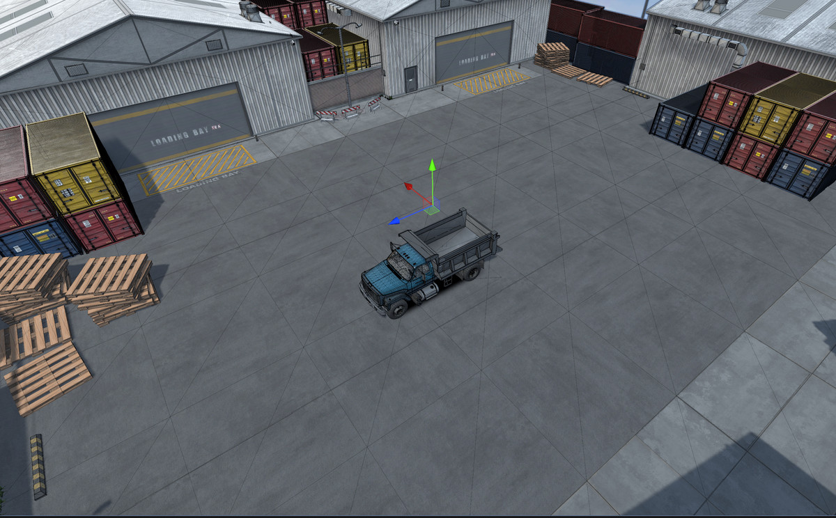 80s generic dump truck