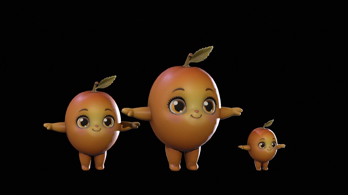 Chibi Fruit Peach