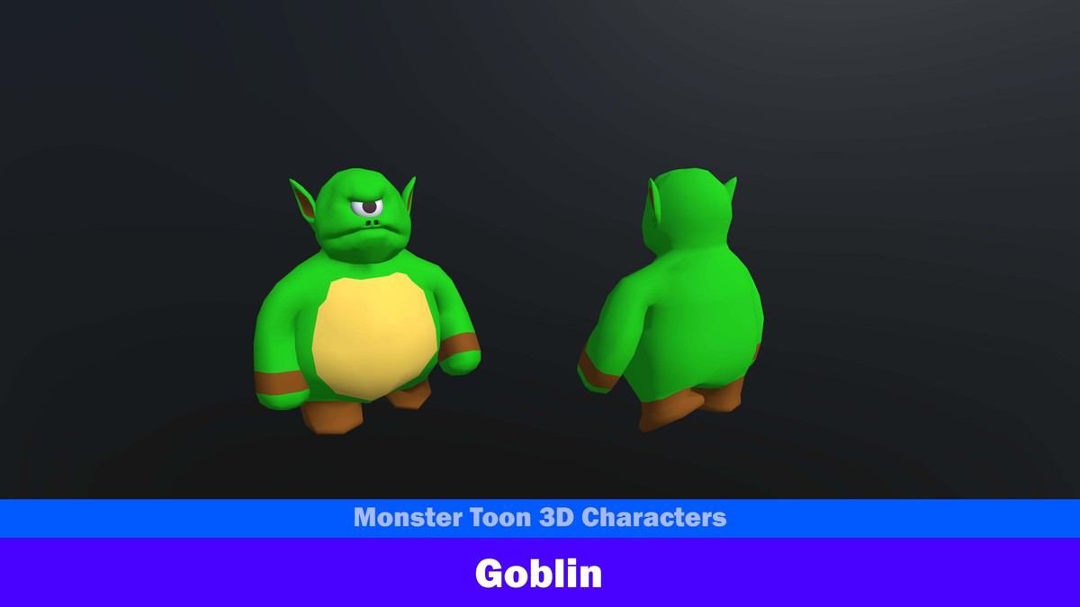 Monster Toon 3D Characters