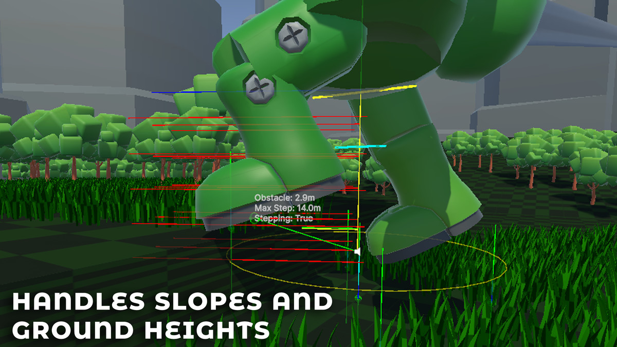 Large Scale Character Controller | Kaiju,Titan and Boss Movement System