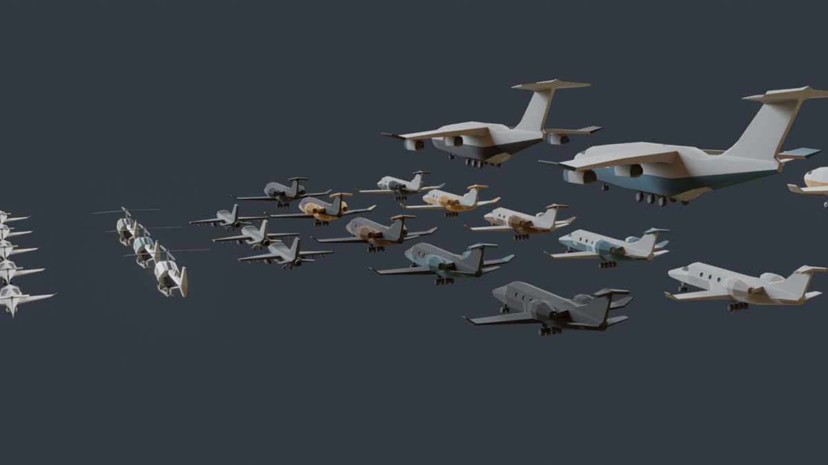 EmbersStorm - Free Air Vehicles Planes, Helicopters & Fighter Jets Pack