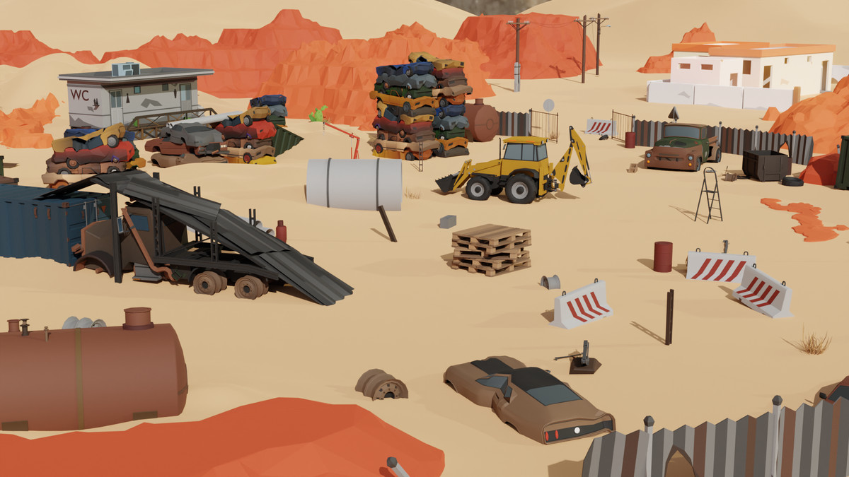 Desert Environment pack - Low Poly 3D