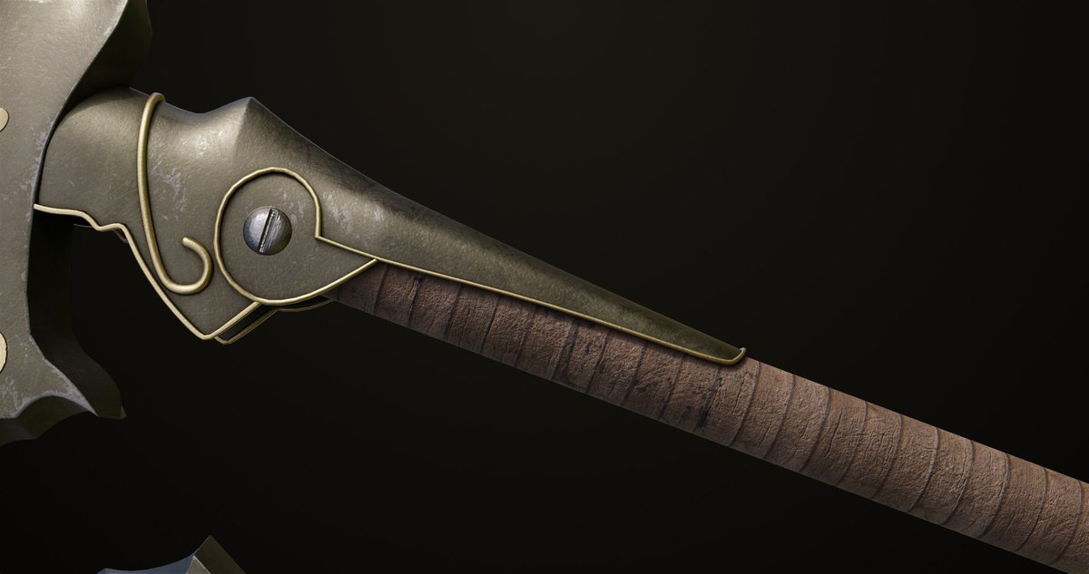 6 Battle Axes Collection 01 URP HDRP Textures
