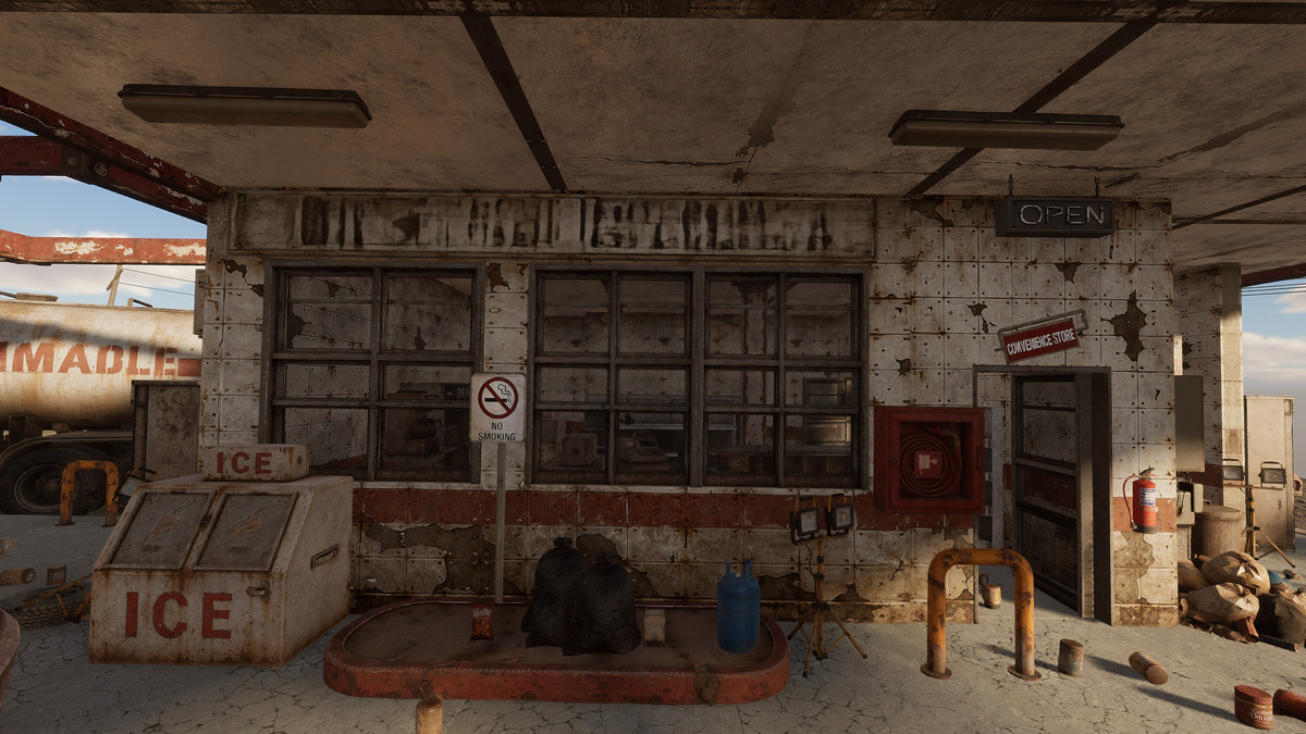 Abandoned Gas Station Environment Pack