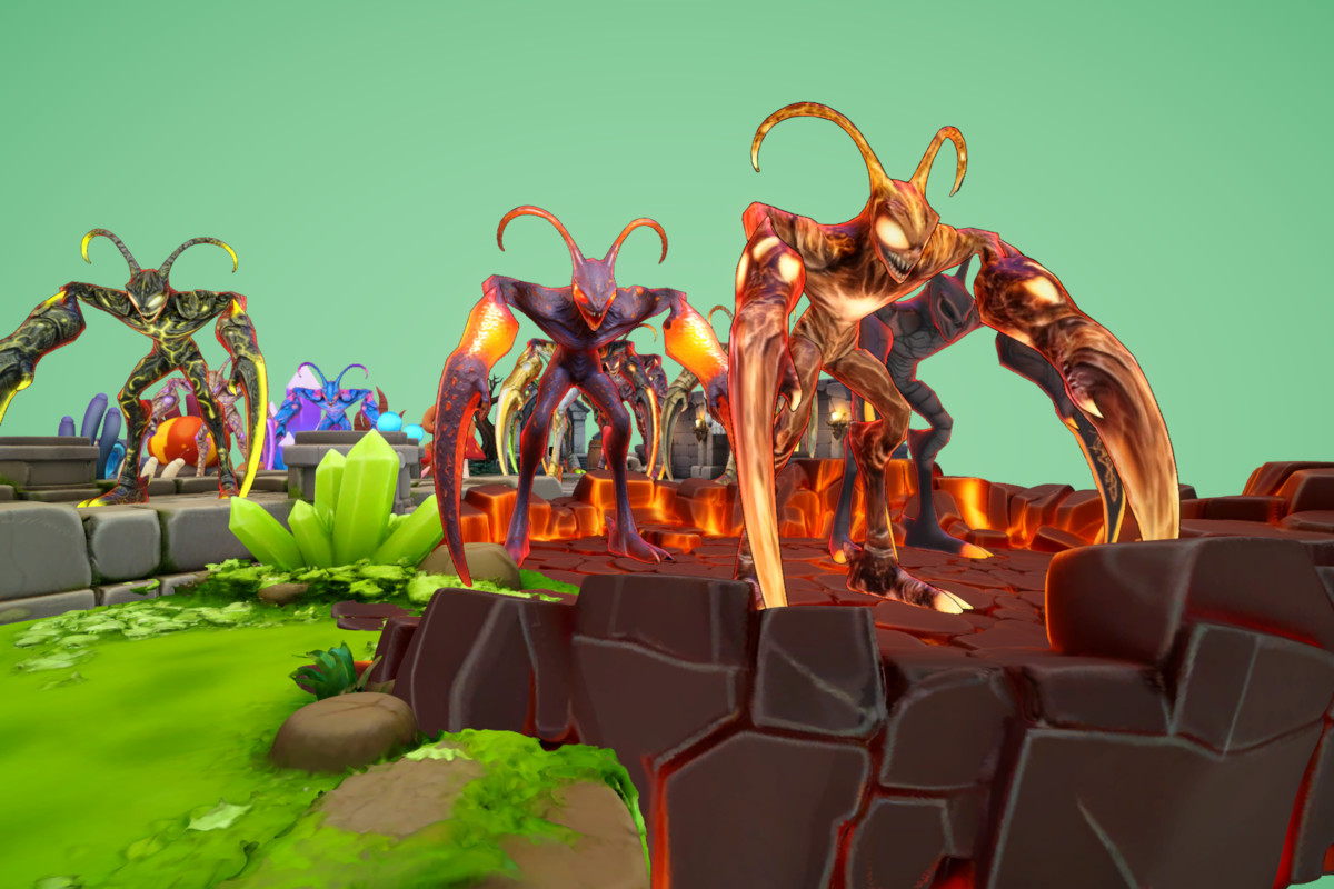 Plaguefiend - Stylized Fantasy Monster (Rig + Animations) – PixeliusVita