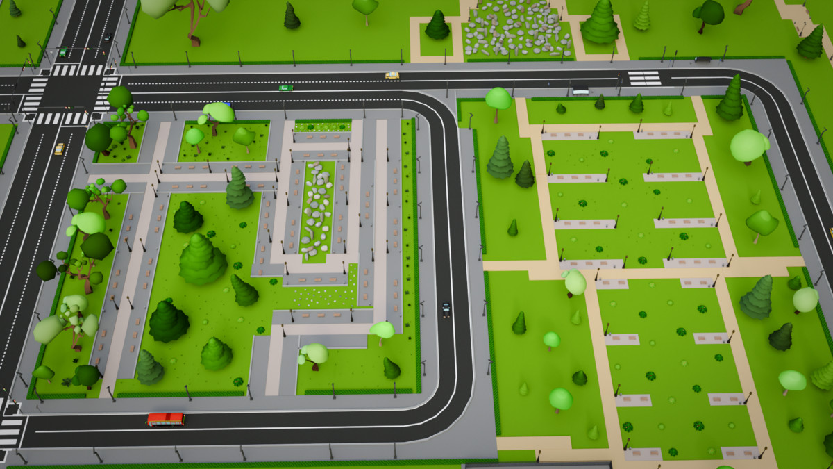 Low Poly City Pack - Mini World Studio