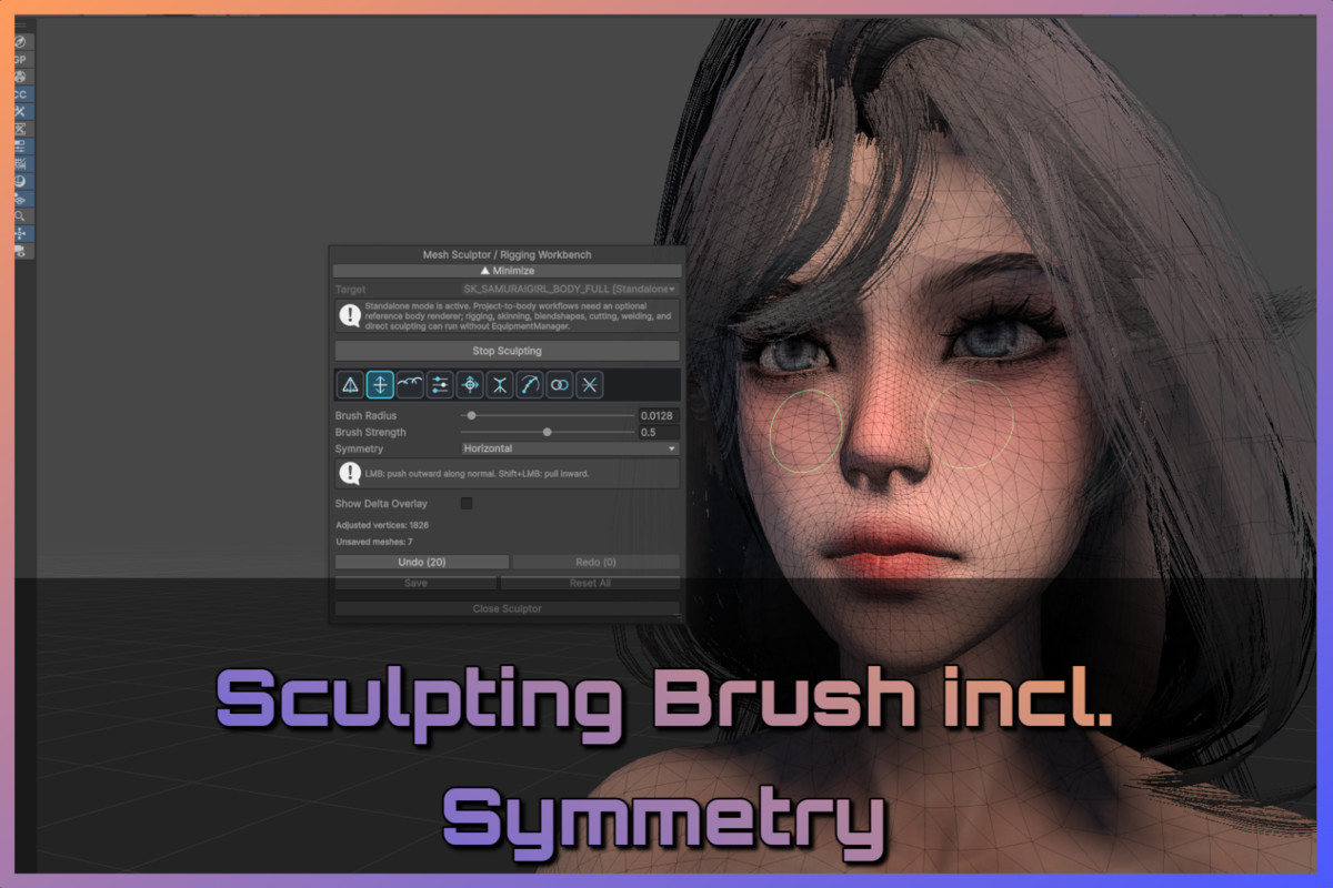 Crystal Character Creator Professional | Sculpt any Model & GC2 Integration