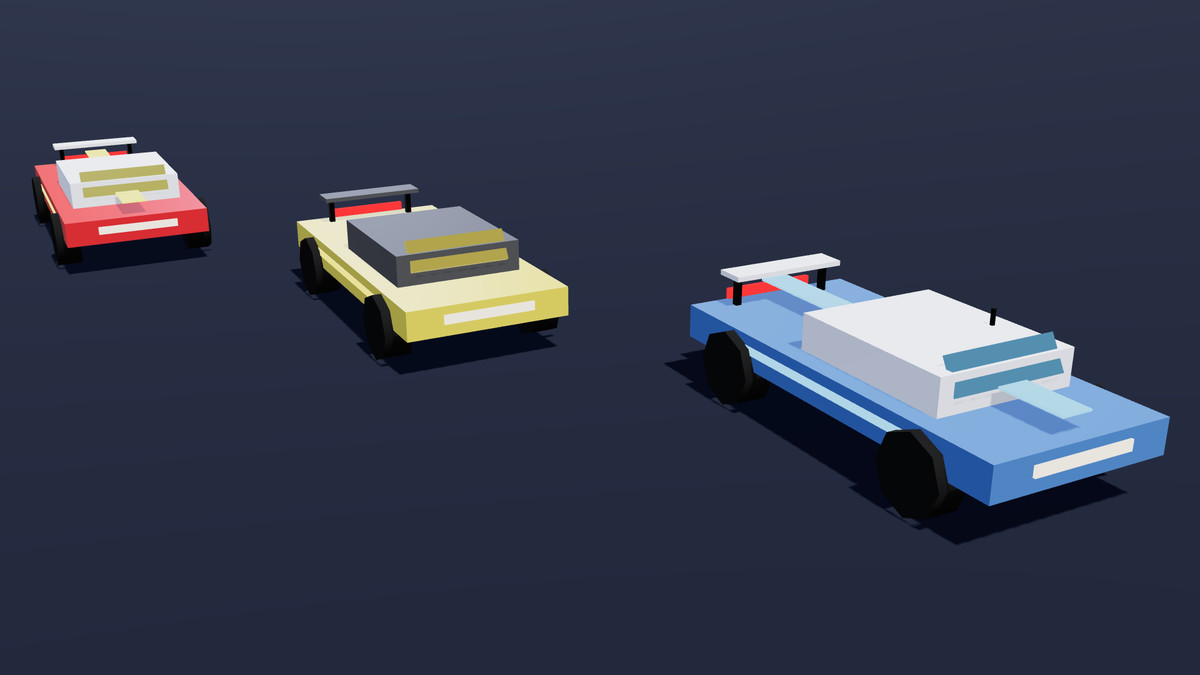 3D Land Vehicle Pack - 130 Low Poly Rigged Land Vehicles